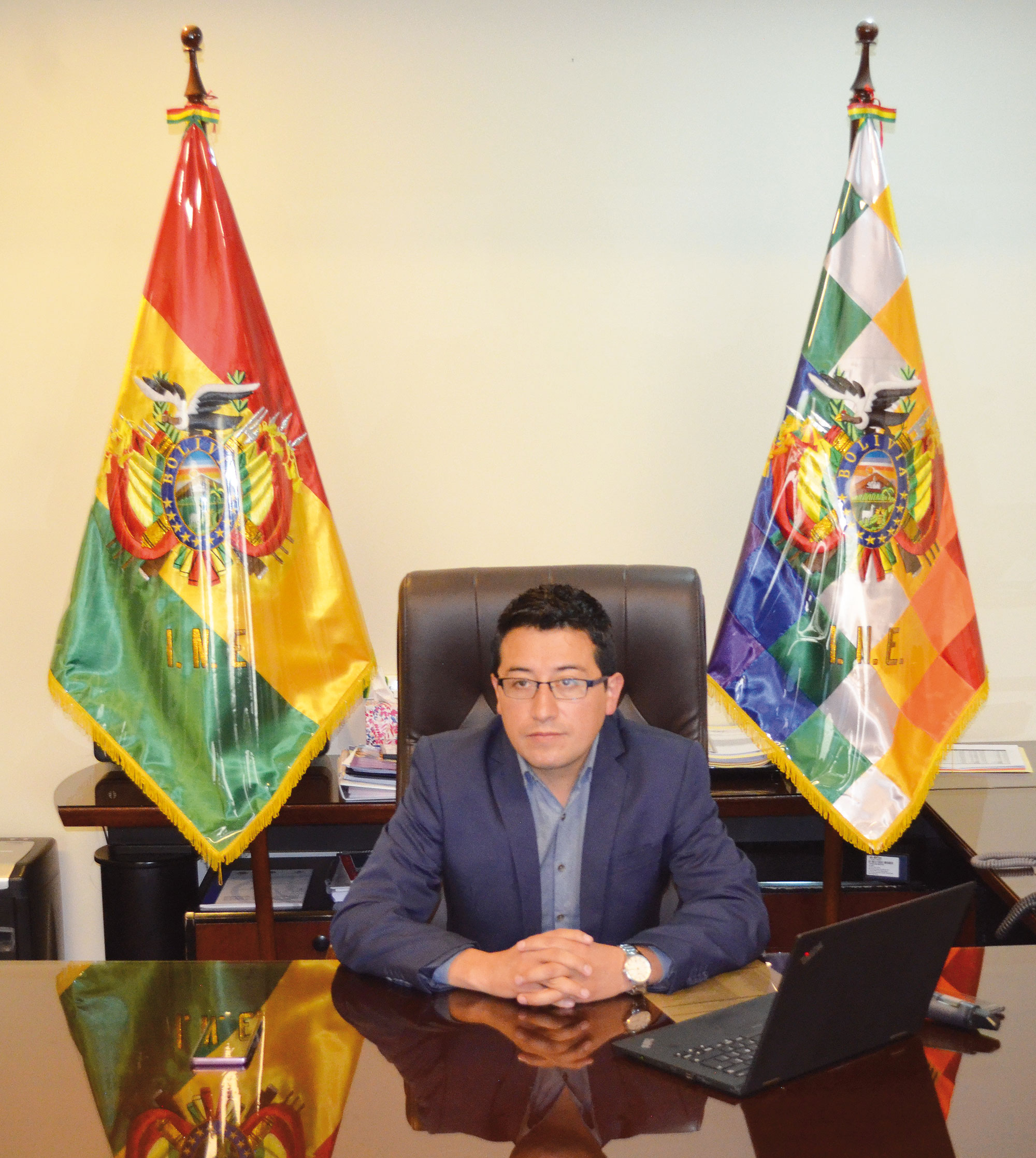 El flamante Director General Ejecutivo del Instituto Nacional de Estadística.