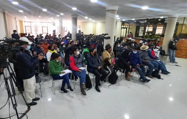 Socialización del próximo Censo de Población y Vivienda en la ciudad de Potosí con asistencia masiva. (04-04-2022)