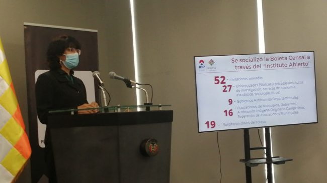 1. Coordinadora General del programa de Censo de Población y Vivienda (CPV), Martha Oviedo