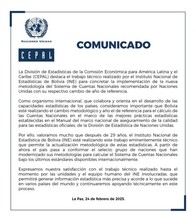Comunicado CEPAL